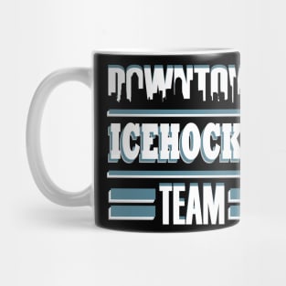 Icehockey Team Sayings Body Check Puck Mug